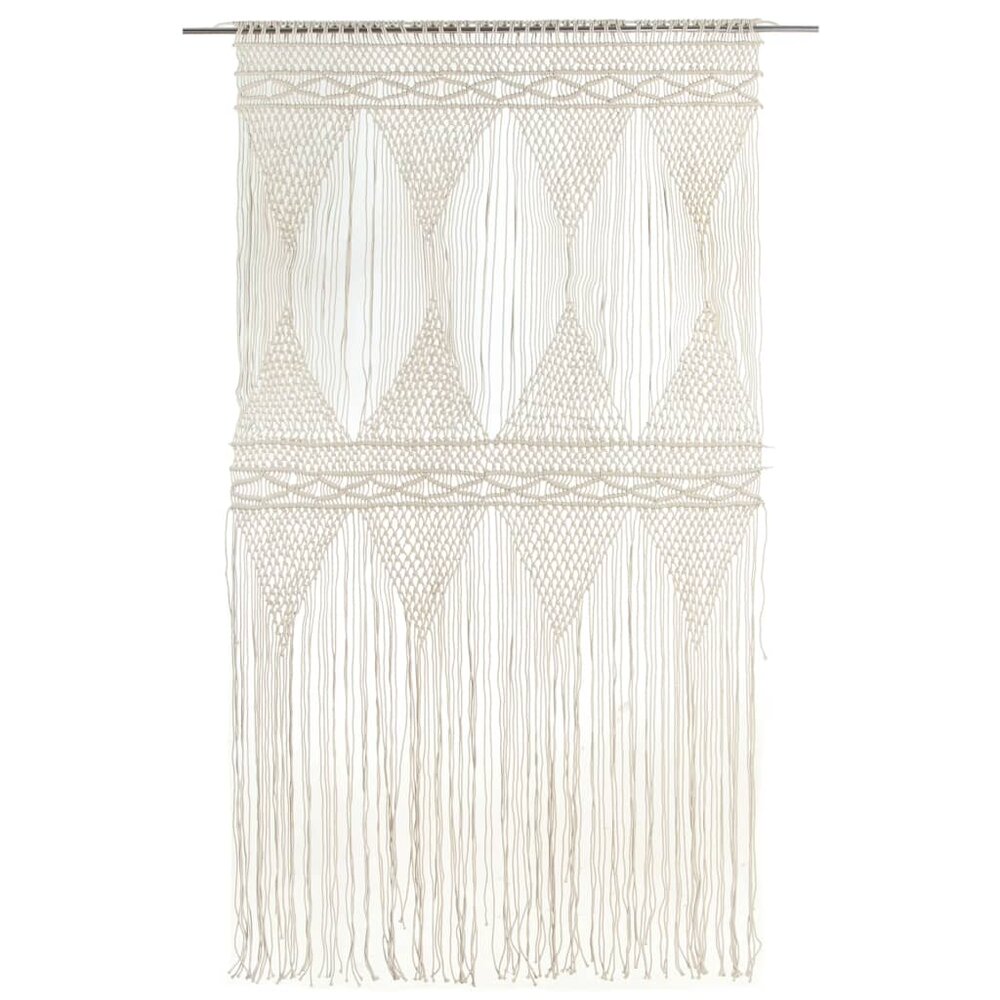 Gordijn macram&eacute; 140x240 cm katoen