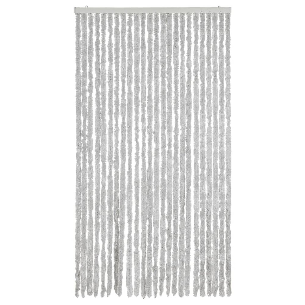 Vliegengordijn 100x200 cm chenille grijs