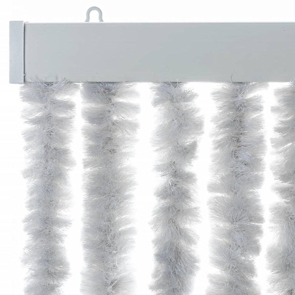 Vliegengordijn 100x200 cm chenille grijs