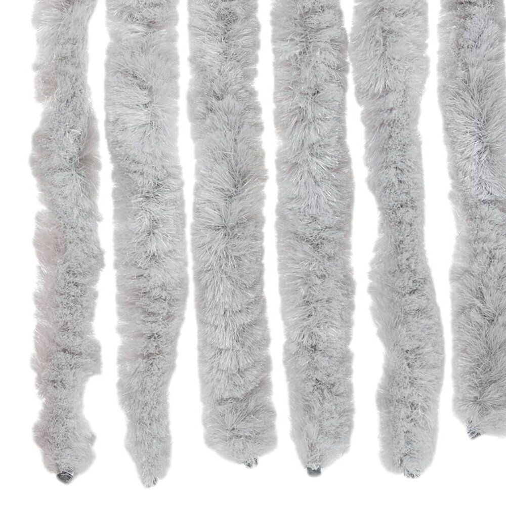 Vliegengordijn 100x200 cm chenille grijs