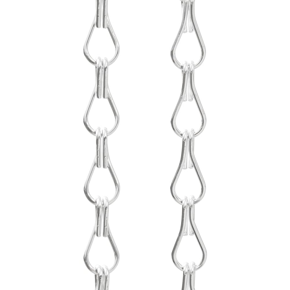 Vliegengordijn kettingen 56x202 cm aluminium