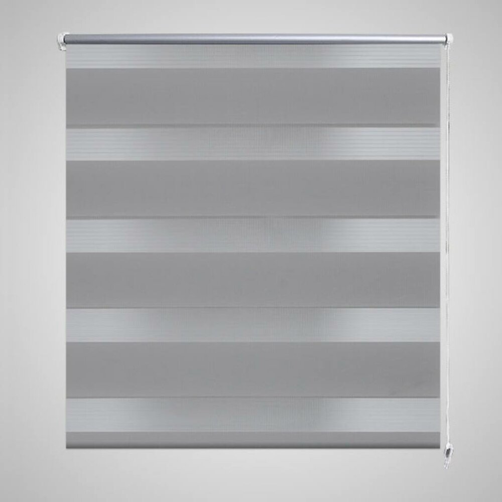 Duo rolgordijn 100 x 175 cm grijs