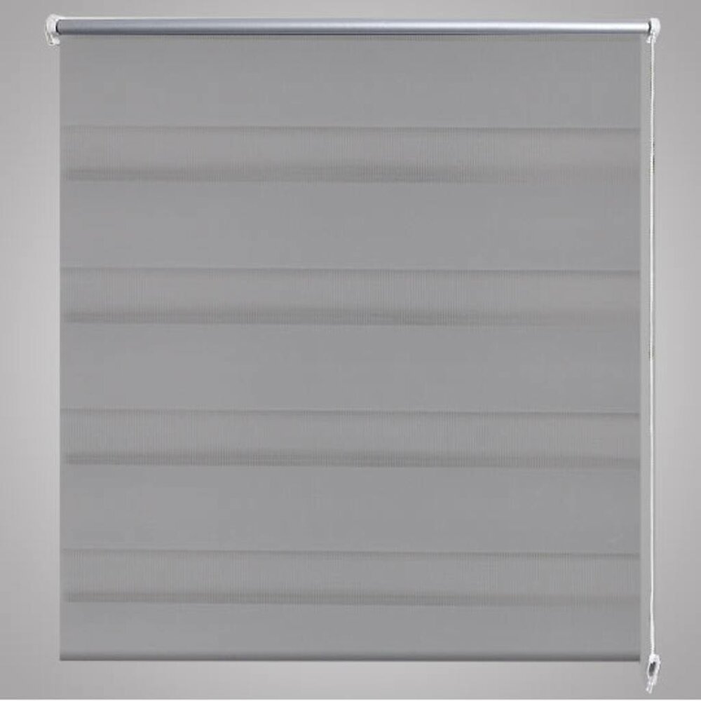 Duo rolgordijn 100 x 175 cm grijs