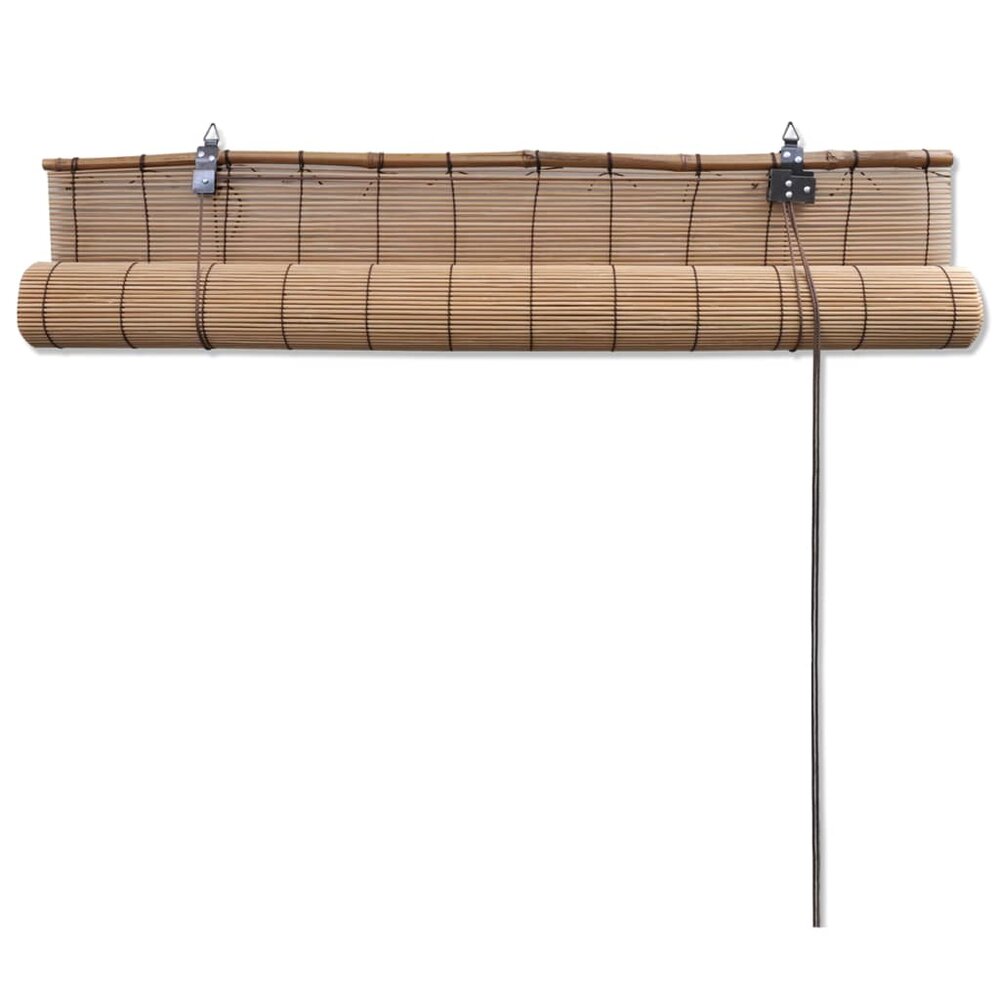 Rolgordijn 150x160 cm bamboe bruin