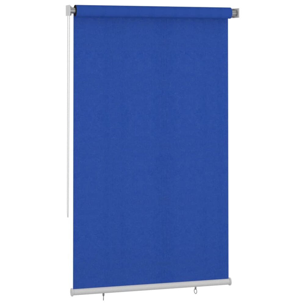 Rolgordijn voor buiten 140x230 cm HDPE blauw