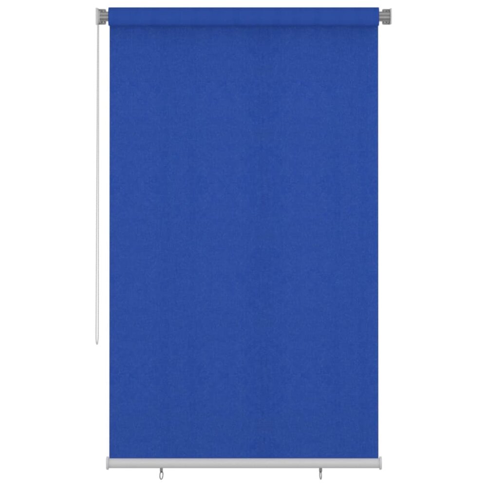Rolgordijn voor buiten 140x230 cm HDPE blauw