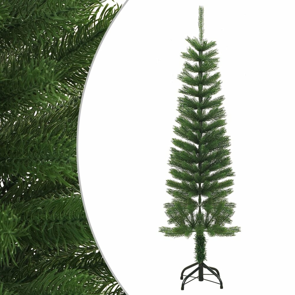 Kunstkerstboom met standaard smal 150 cm PE