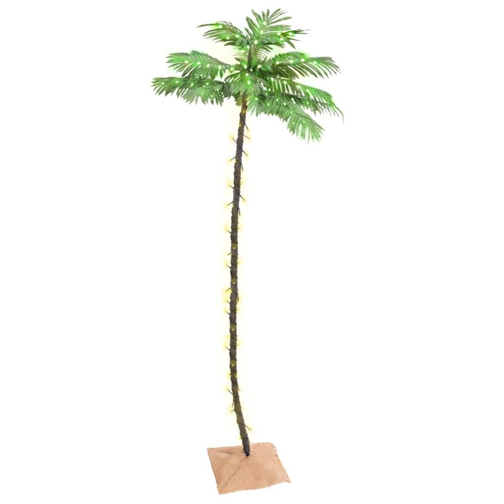 Palmboom LED 192 LED&#039;s warmwit 300 cm
