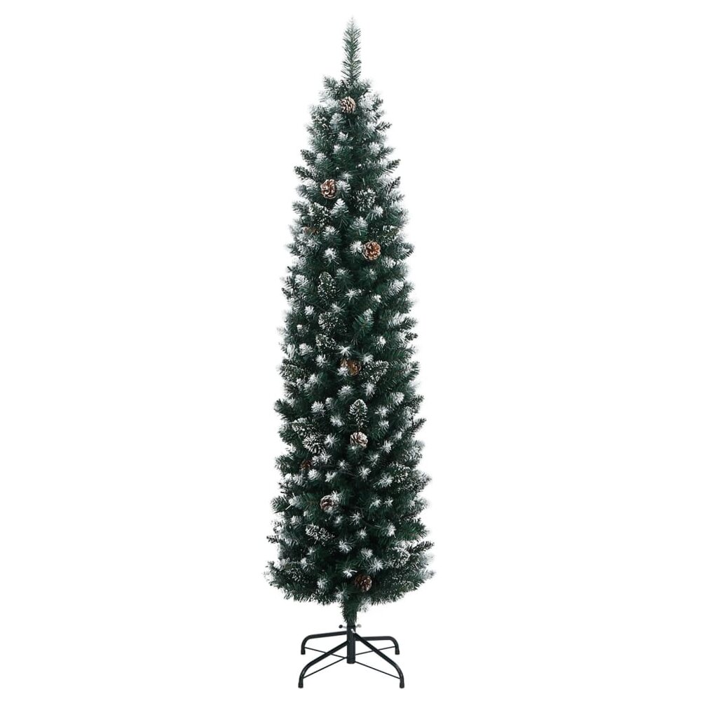 Kunstkerstboom smal met 300 LED&#039;s 240 cm