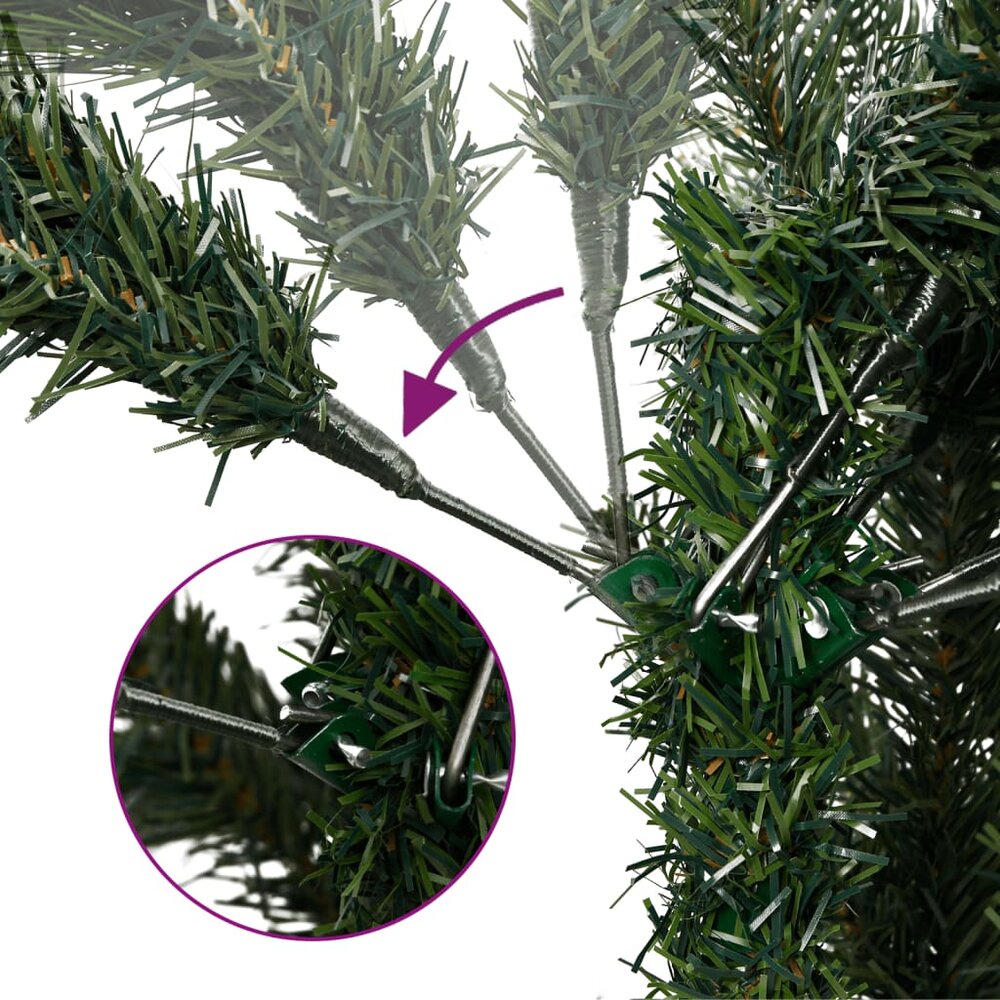 Kunstkerstboom smal met 300 LED&#039;s 210 cm