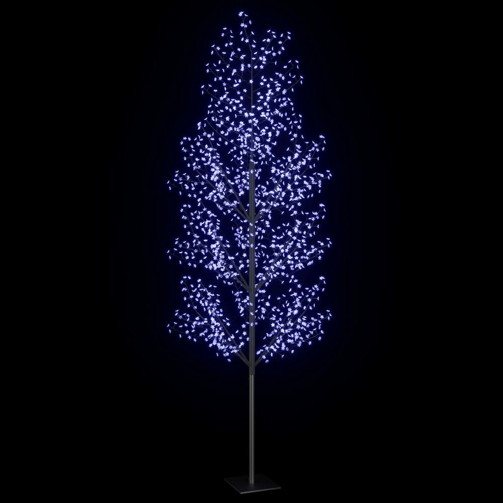 Kerstboom 1200 LED&#039;s blauw licht kersenbloesem 400 cm
