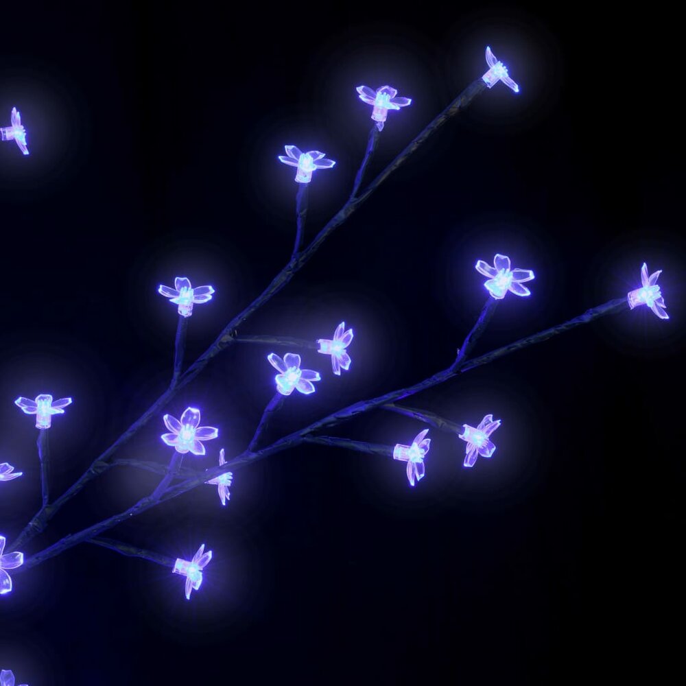 Kerstboom 1200 LED&#039;s blauw licht kersenbloesem 400 cm