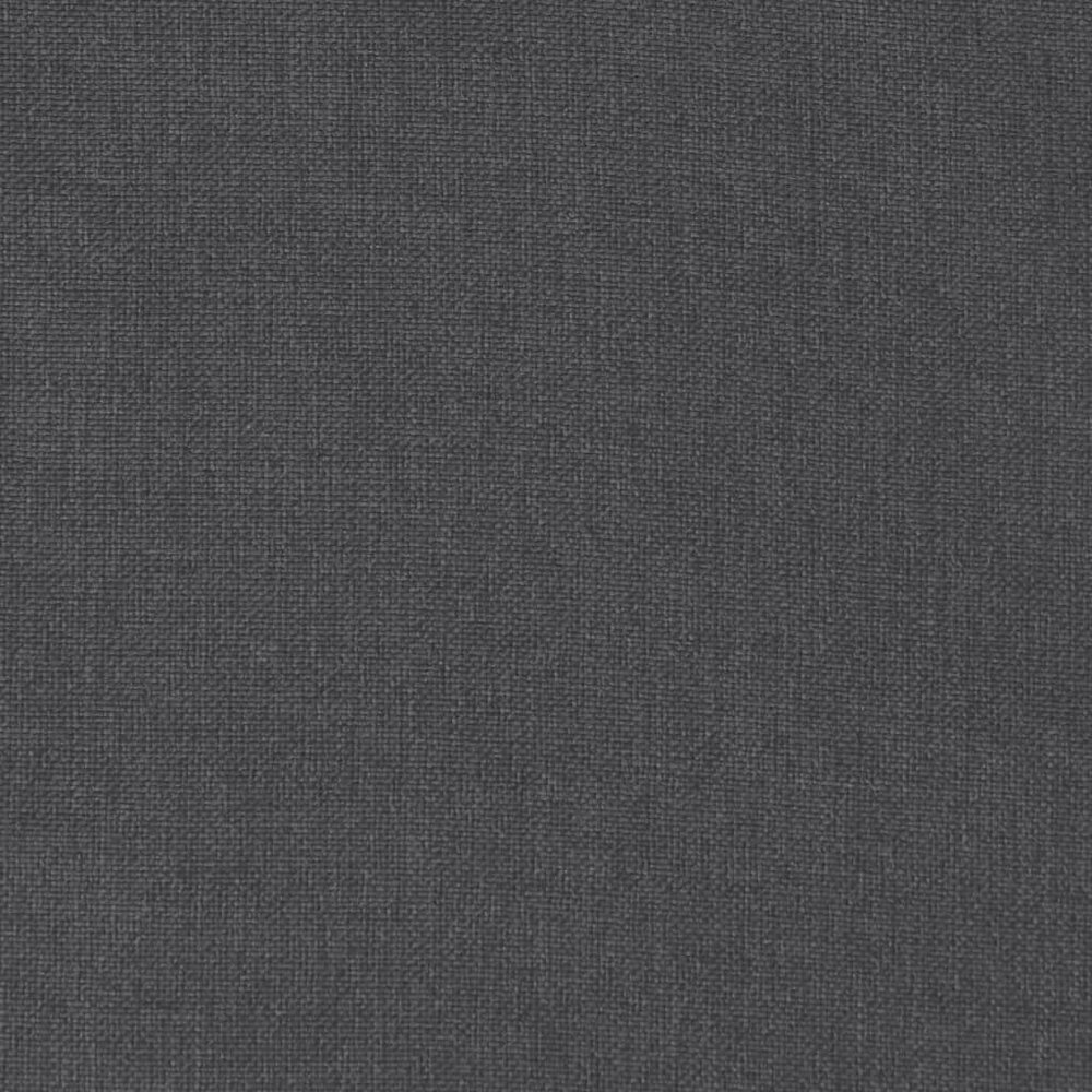 Stoelkussens 4 st hoge rug 120x50x7 cm stof gem&ecirc;leerd antraciet