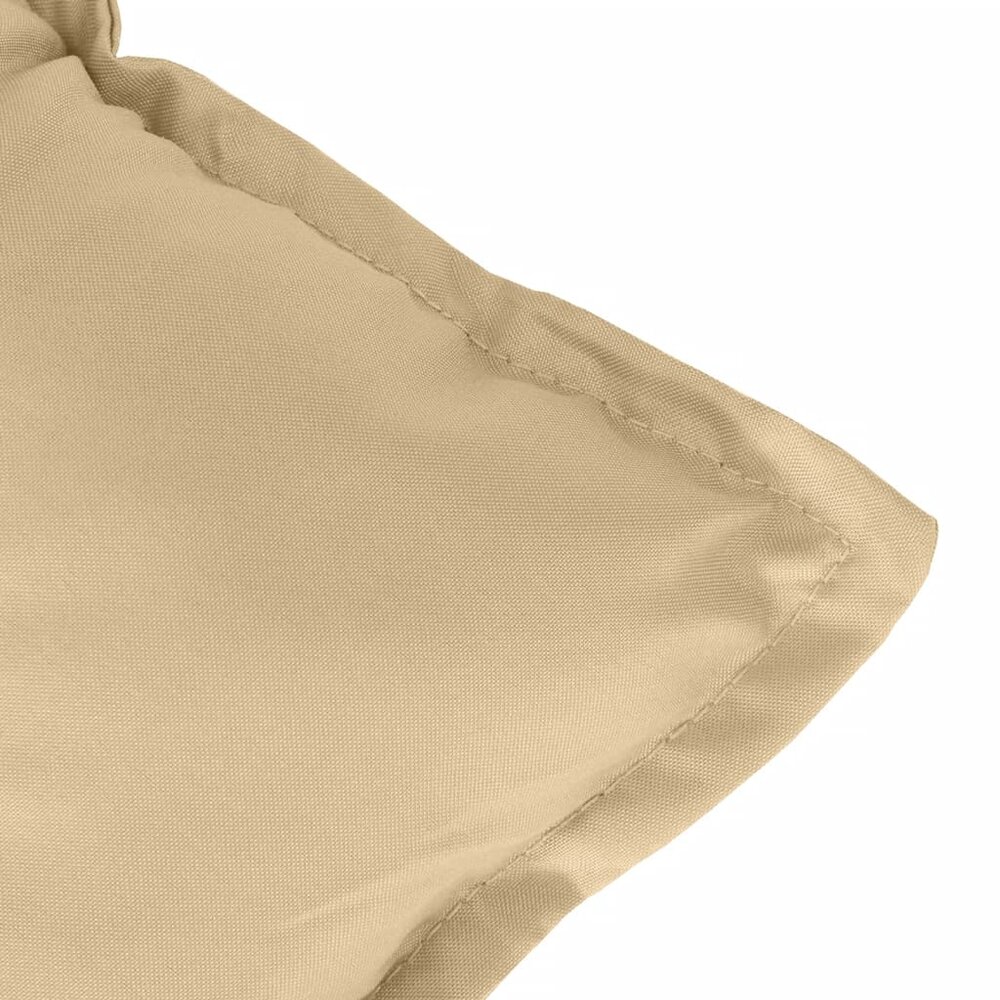 Tuinbankkussen 120x50x7 cm stof gem&ecirc;leerd beige