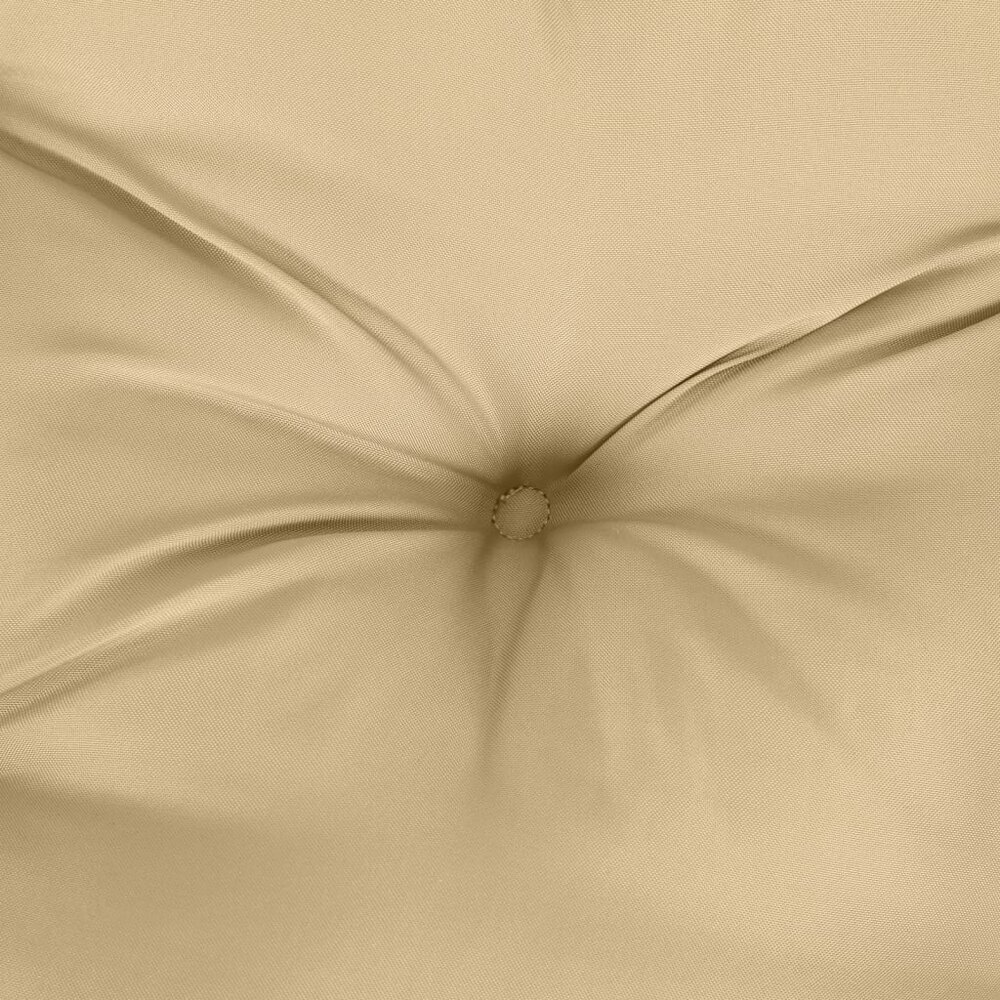Tuinbankkussen 120x50x7 cm stof gem&ecirc;leerd beige