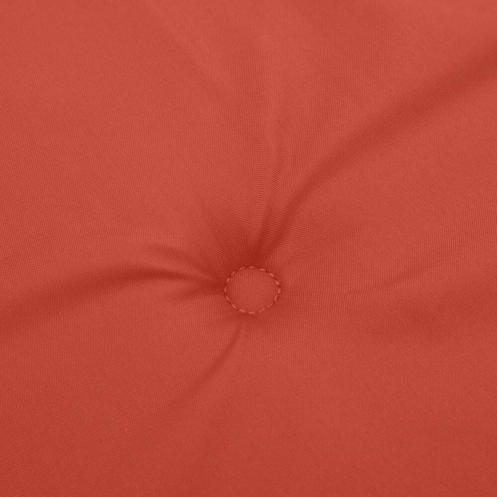 Tuinbankkussen 180x50x7 cm stof gem&ecirc;leerd rood
