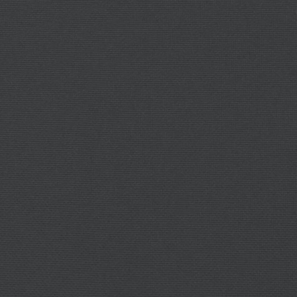 Bankkussens 4 st 50x50 cm stof zwart