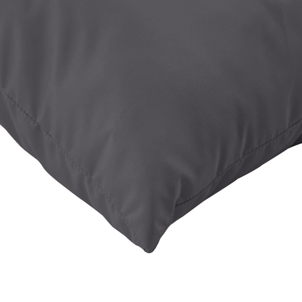 Bankkussens 4 st 50x50 cm stof antracietkleurig