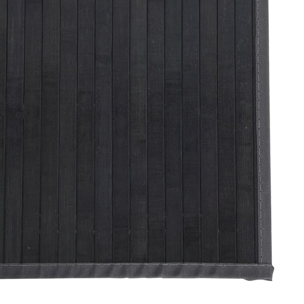 Vloerkleed rechthoekig 70x400 cm bamboe grijs
