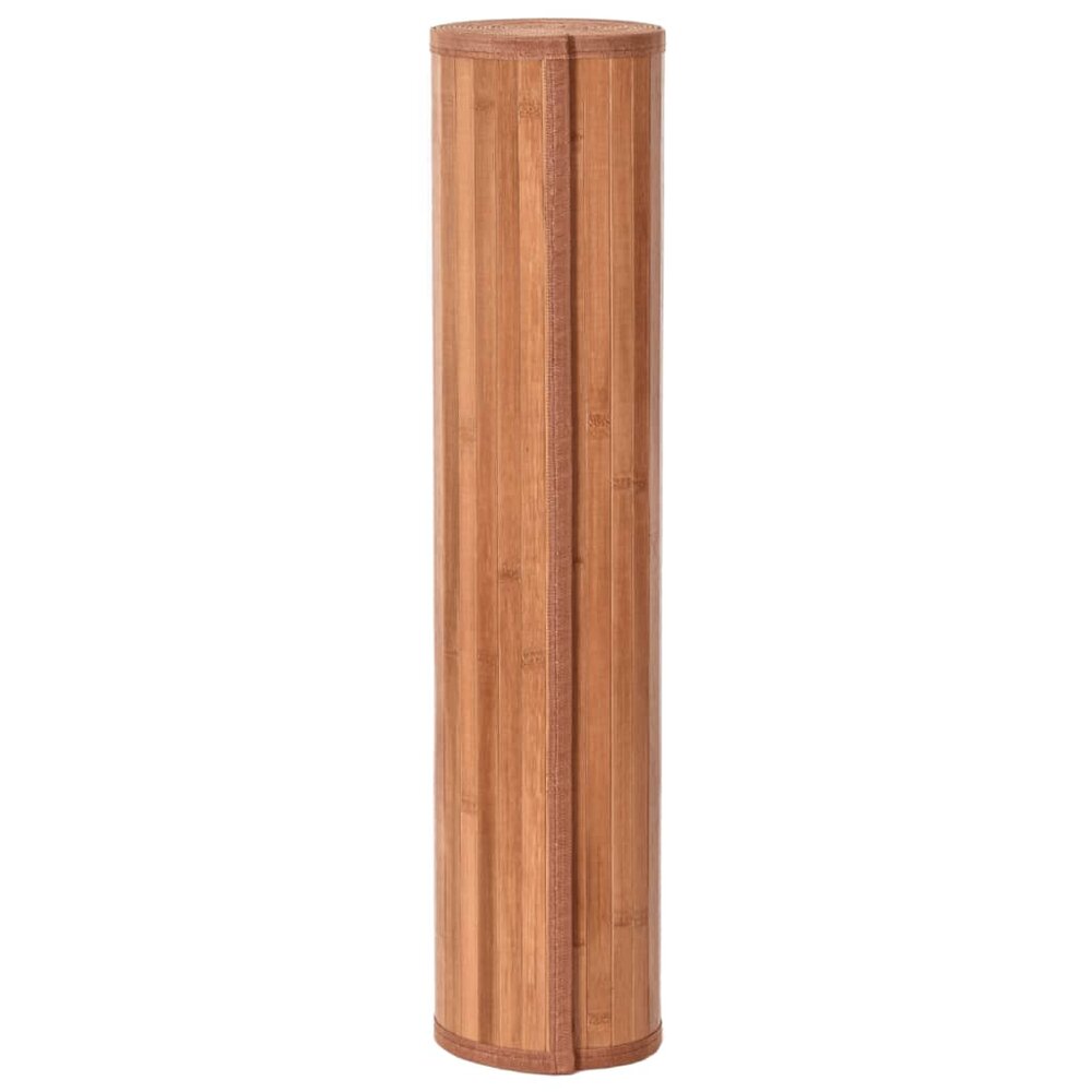 Vloerkleed rechthoekig 70x500 cm bamboe bruin