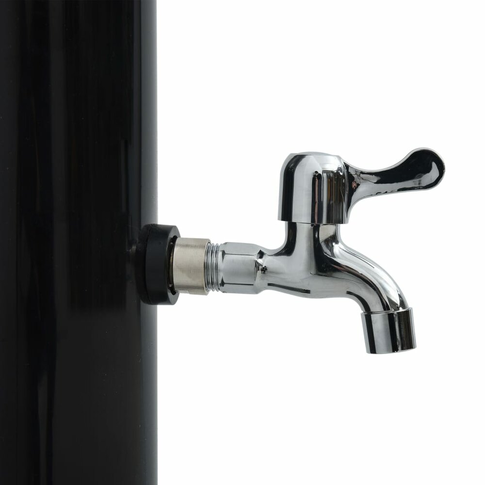 Solardouche 20 L 220 cm zwart