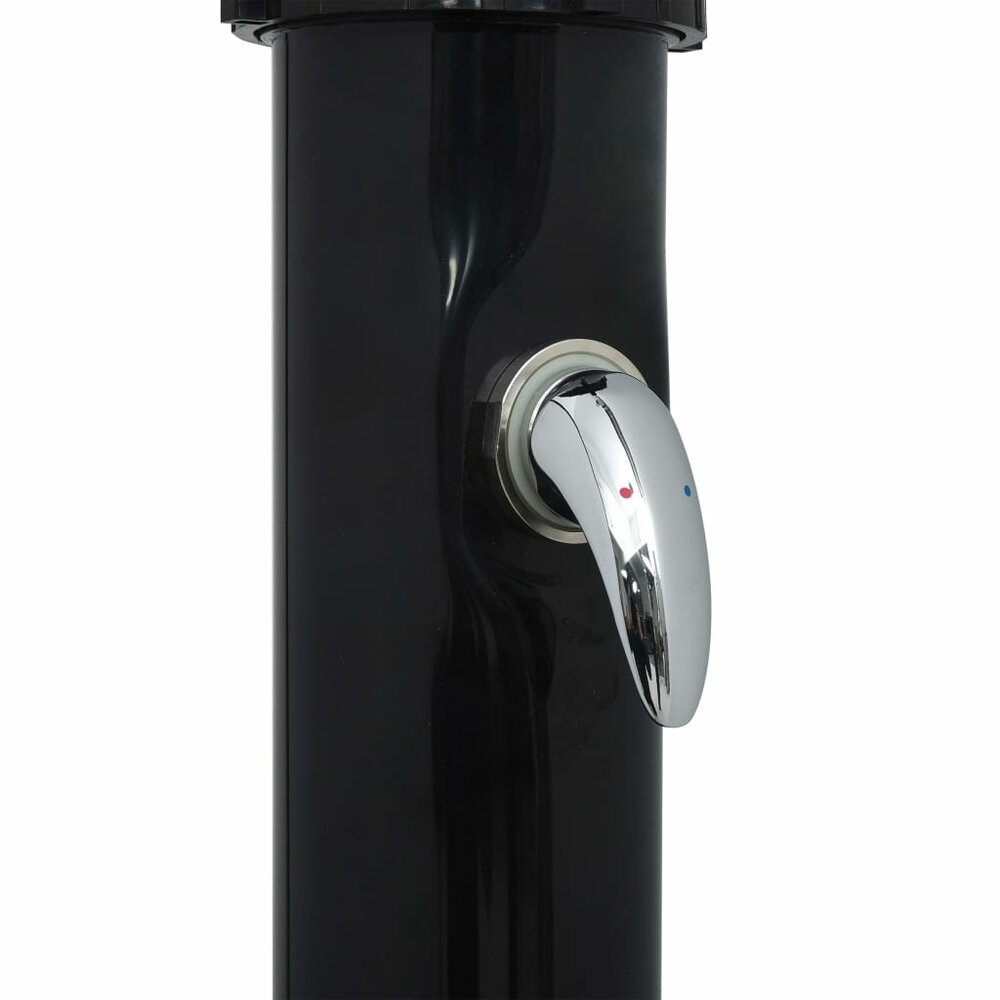 Solardouche 20 L 220 cm zwart
