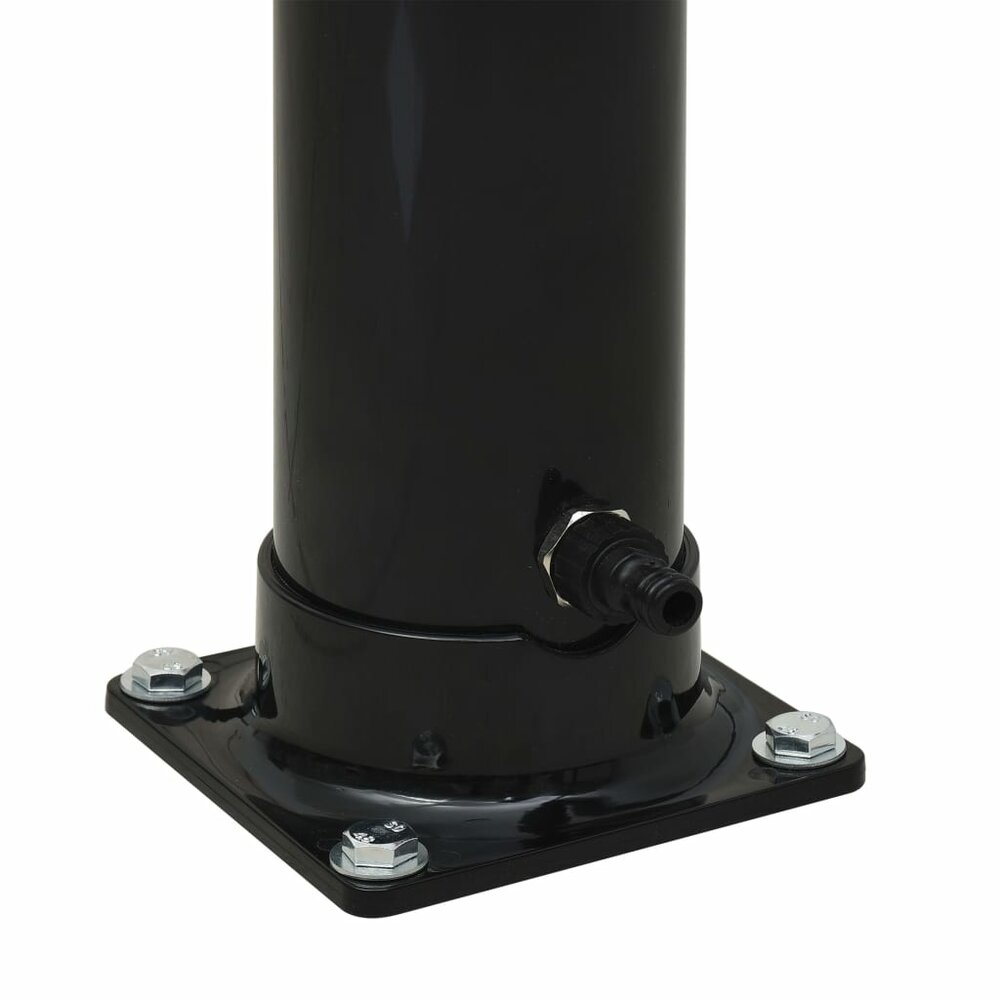 Solardouche 20 L 220 cm zwart
