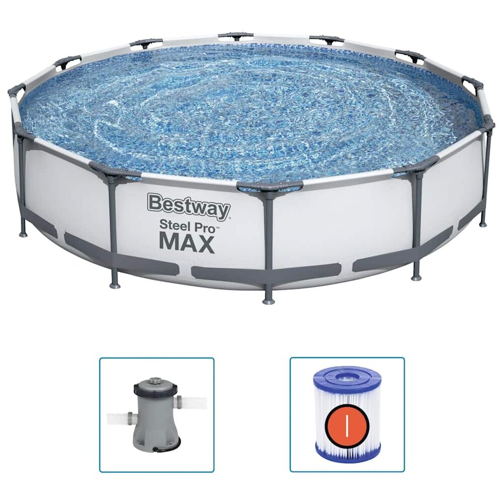 Steel Pro MAX Zwembadset 366x76 cm