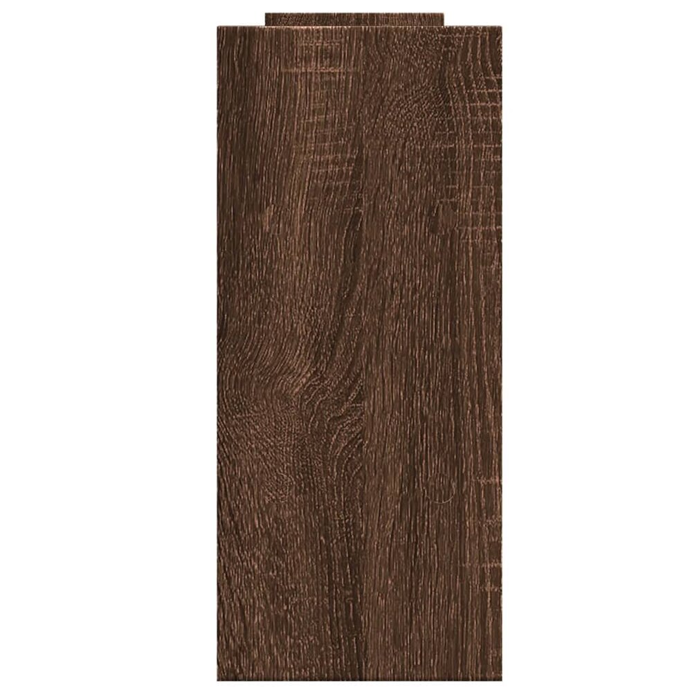 Bureau organiser 38,5x17x39 cm bewerkt hout bruin eikenkleur