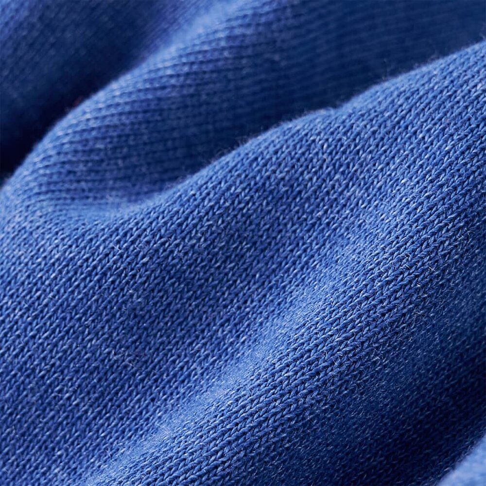 Kinderjoggingbroek 104 gem&ecirc;leerd blauw