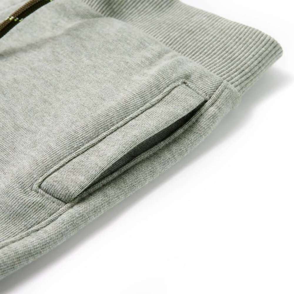 Kindershorts met trekkoord 128 gem&ecirc;leerd lichtkakikleurig