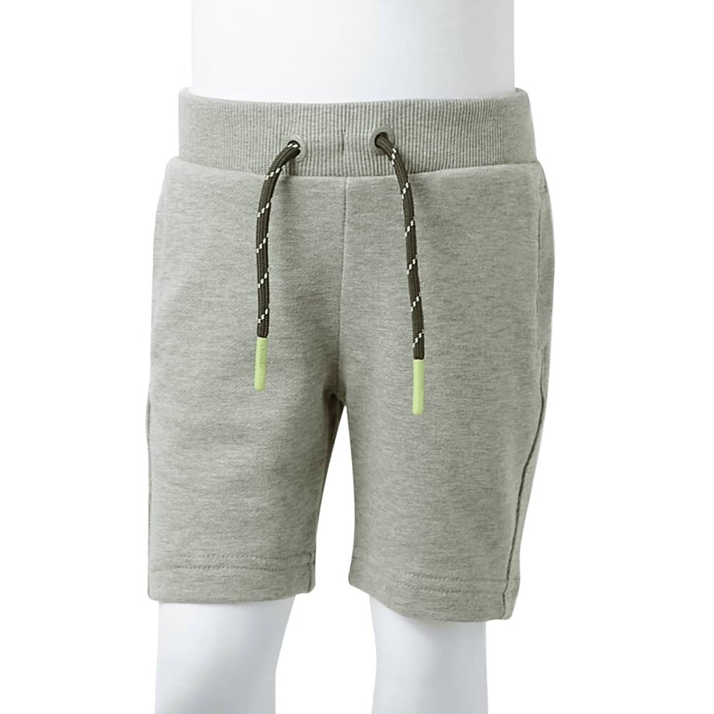 Kindershorts met trekkoord 104 gem&ecirc;leerd lichtkakikleurig