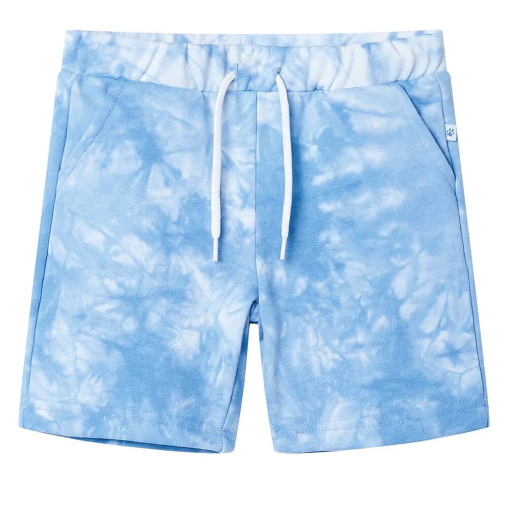 Kindershorts met trekkoord 104 zachtblauw
