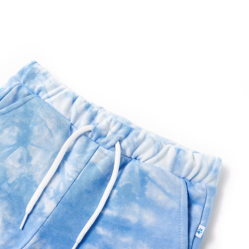 Kindershorts met trekkoord 104 zachtblauw