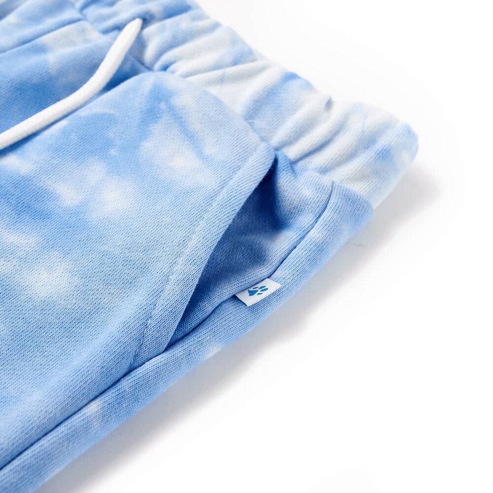 Kindershorts met trekkoord 104 zachtblauw