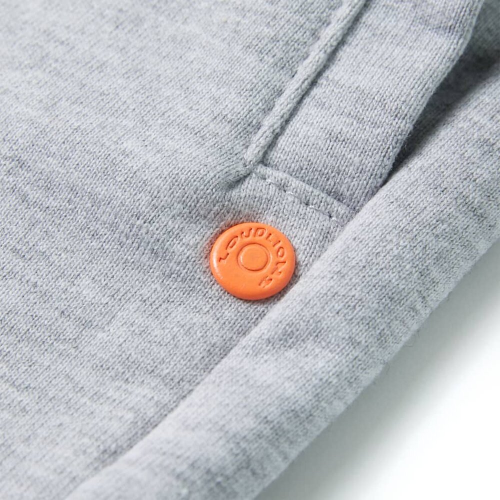 Kindershorts met trekkoord 92 grijs