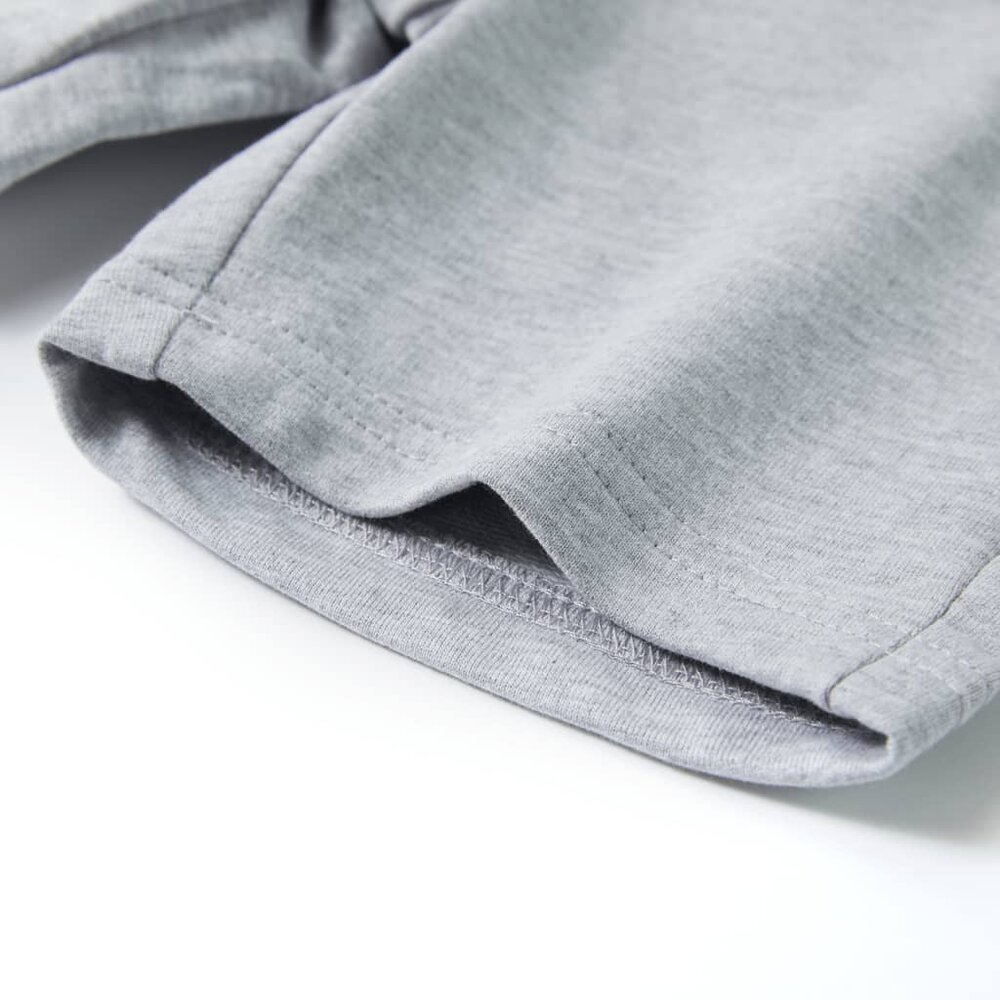 Kindershorts met trekkoord 92 grijs