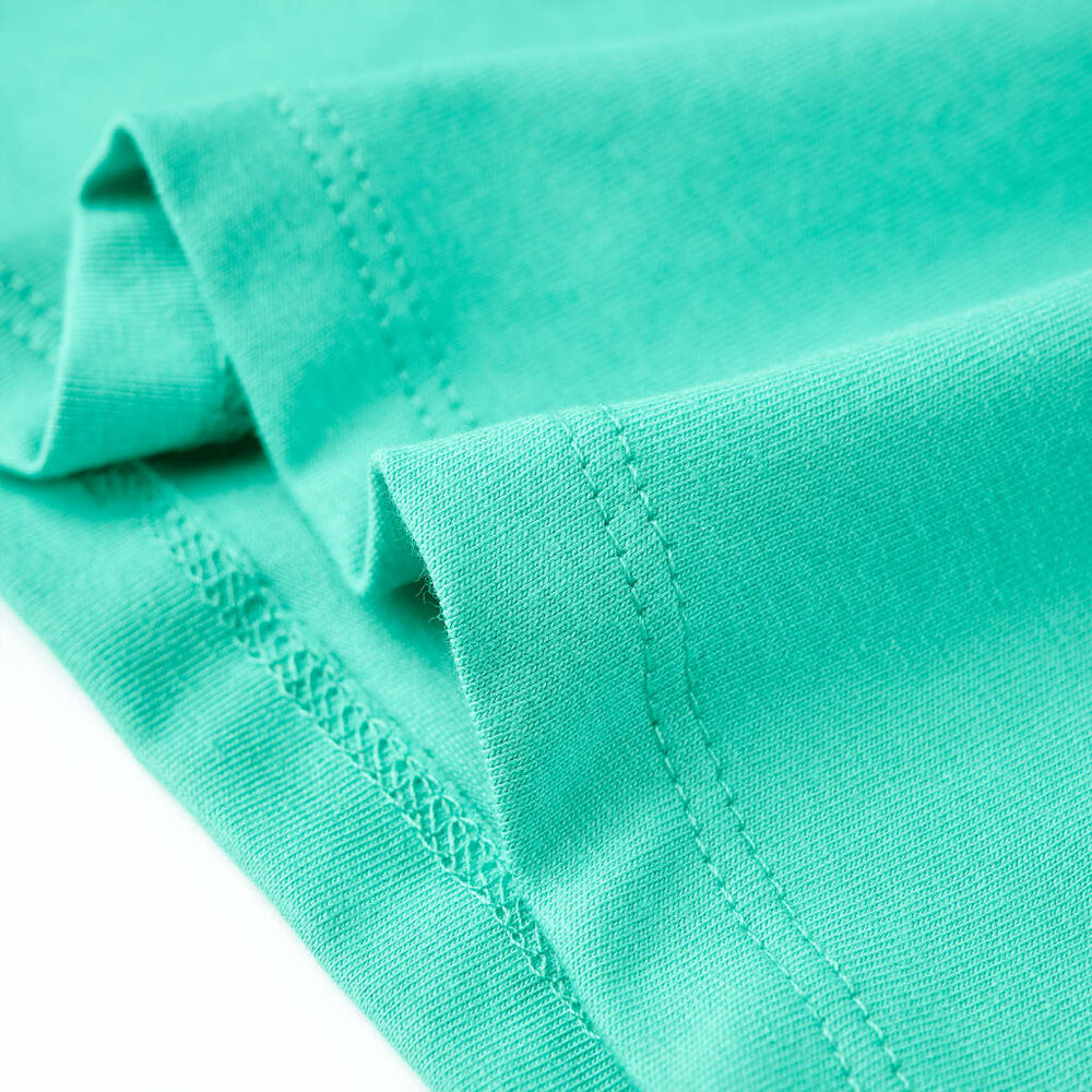 Kindershirt 128 mintkleurig
