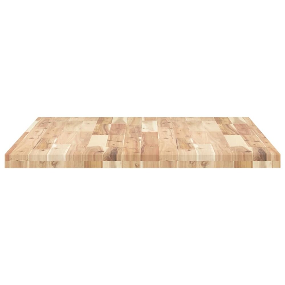 Bureaublad 100x80x4 cm onbehandeld massief acaciahout