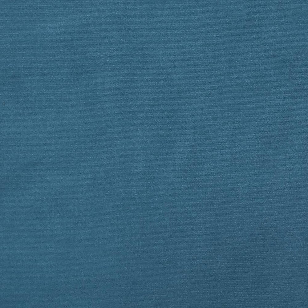 Tweezitsbank met sierkussens 120 cm fluweel blauw
