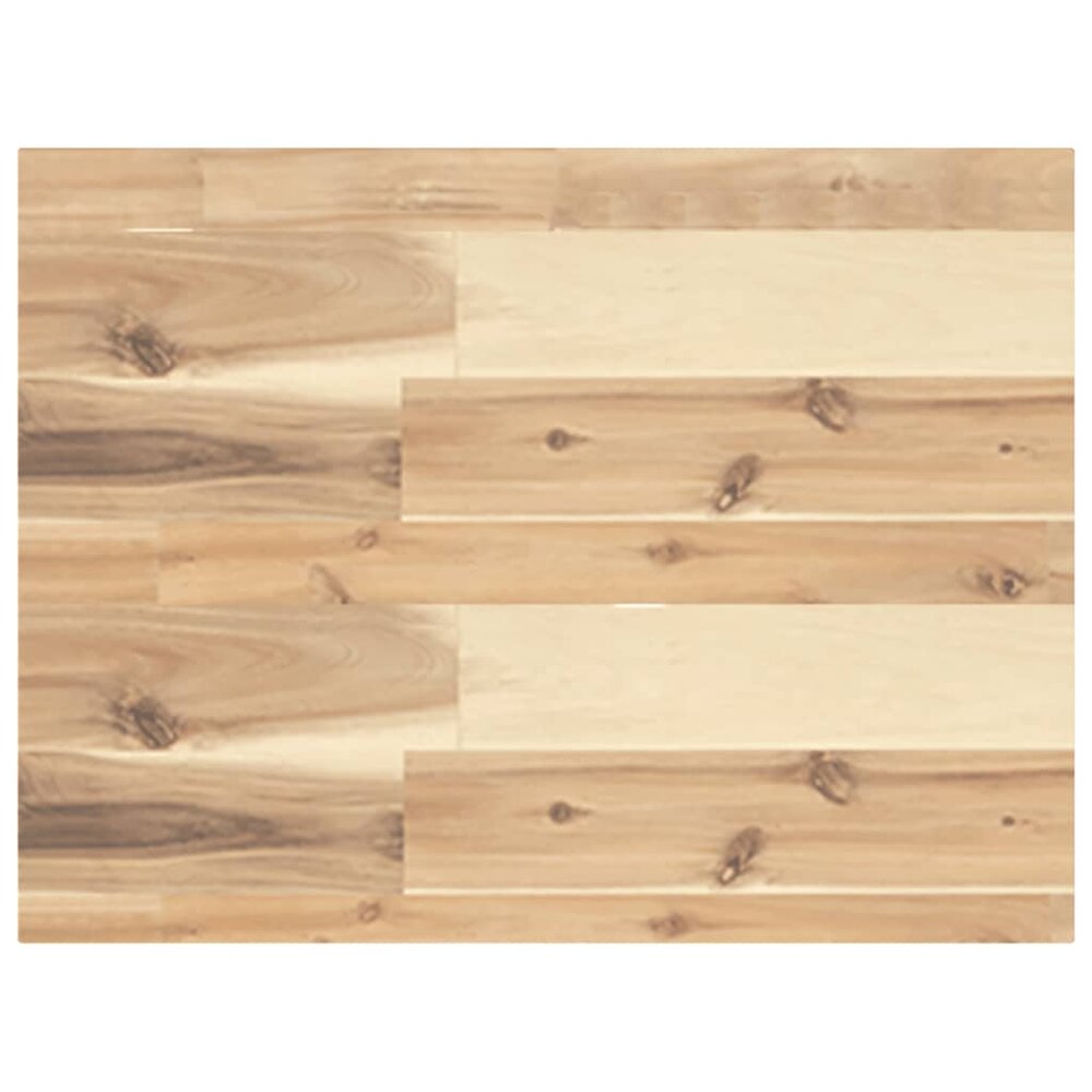 Wandschappen 4 st zwevend 60x30x4 cm onbehandeld acaciahout