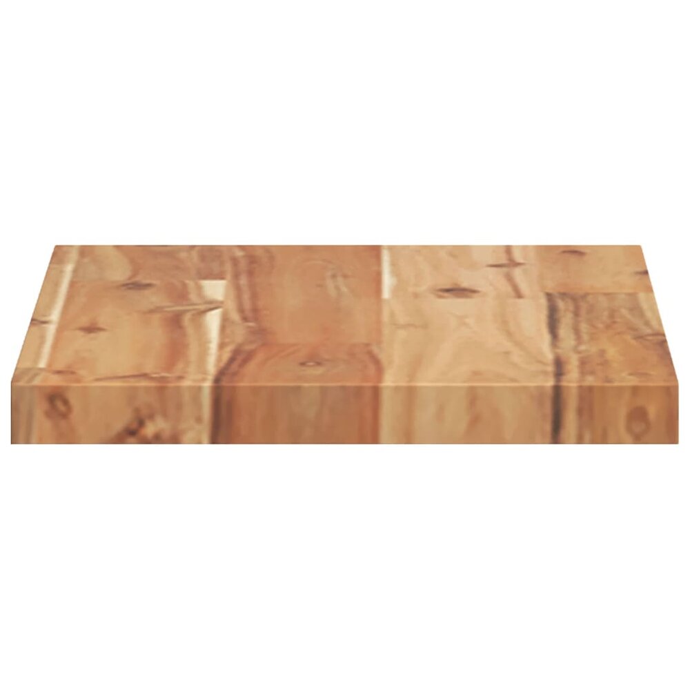 Wandschappen 3 st zwevend olieafwerking 40x20x2 cm acaciahout