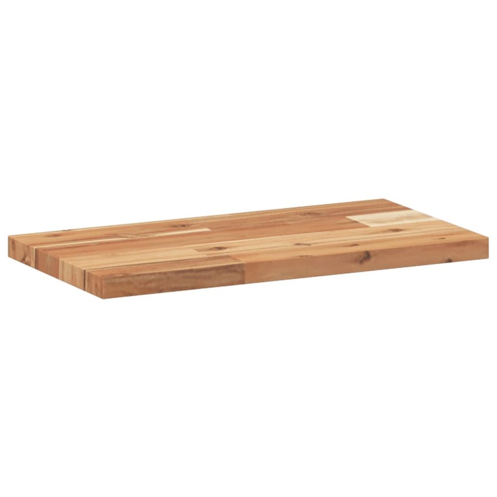 Wandschappen 3 st zwevend olieafwerking 40x20x2 cm acaciahout