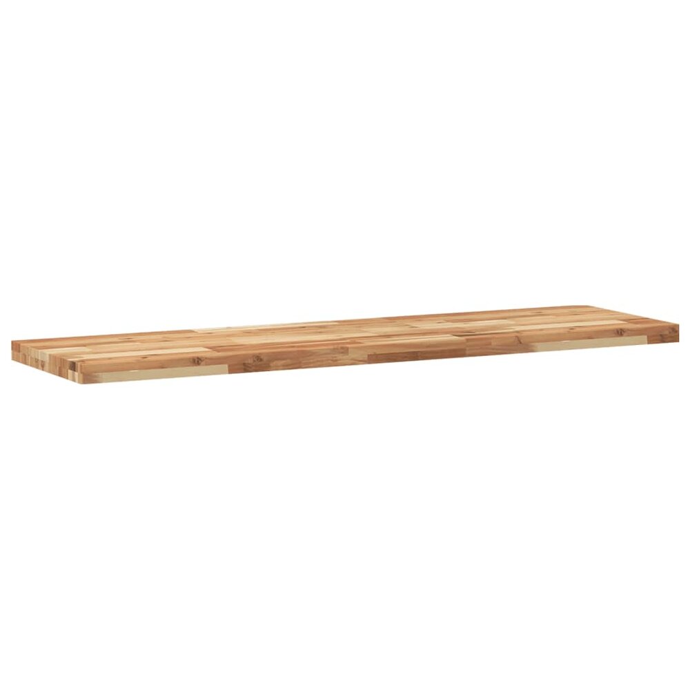 Wandschappen 4 st zwevend olieafwerking 120x40x4 cm acaciahout