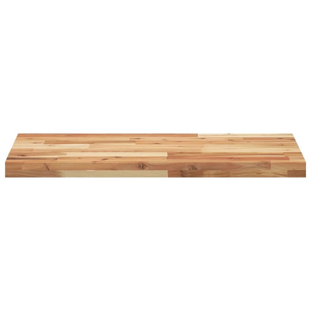 Wandschappen 4 st zwevend olieafwerking 120x40x4 cm acaciahout