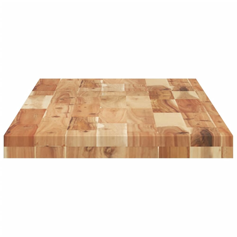 Wandschappen 4 st zwevend olieafwerking 120x40x4 cm acaciahout