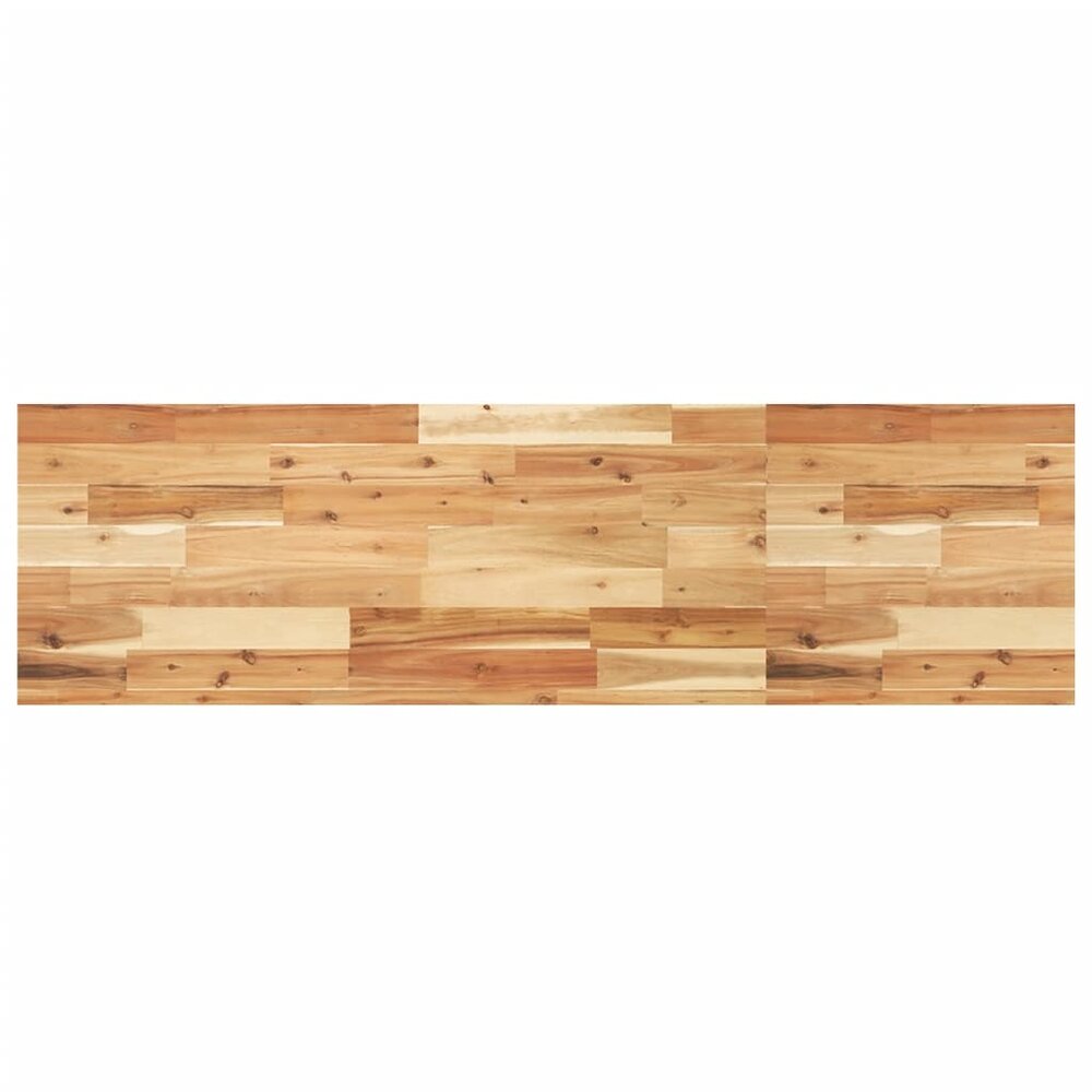 Wandschappen 4 st zwevend olieafwerking 120x40x4 cm acaciahout
