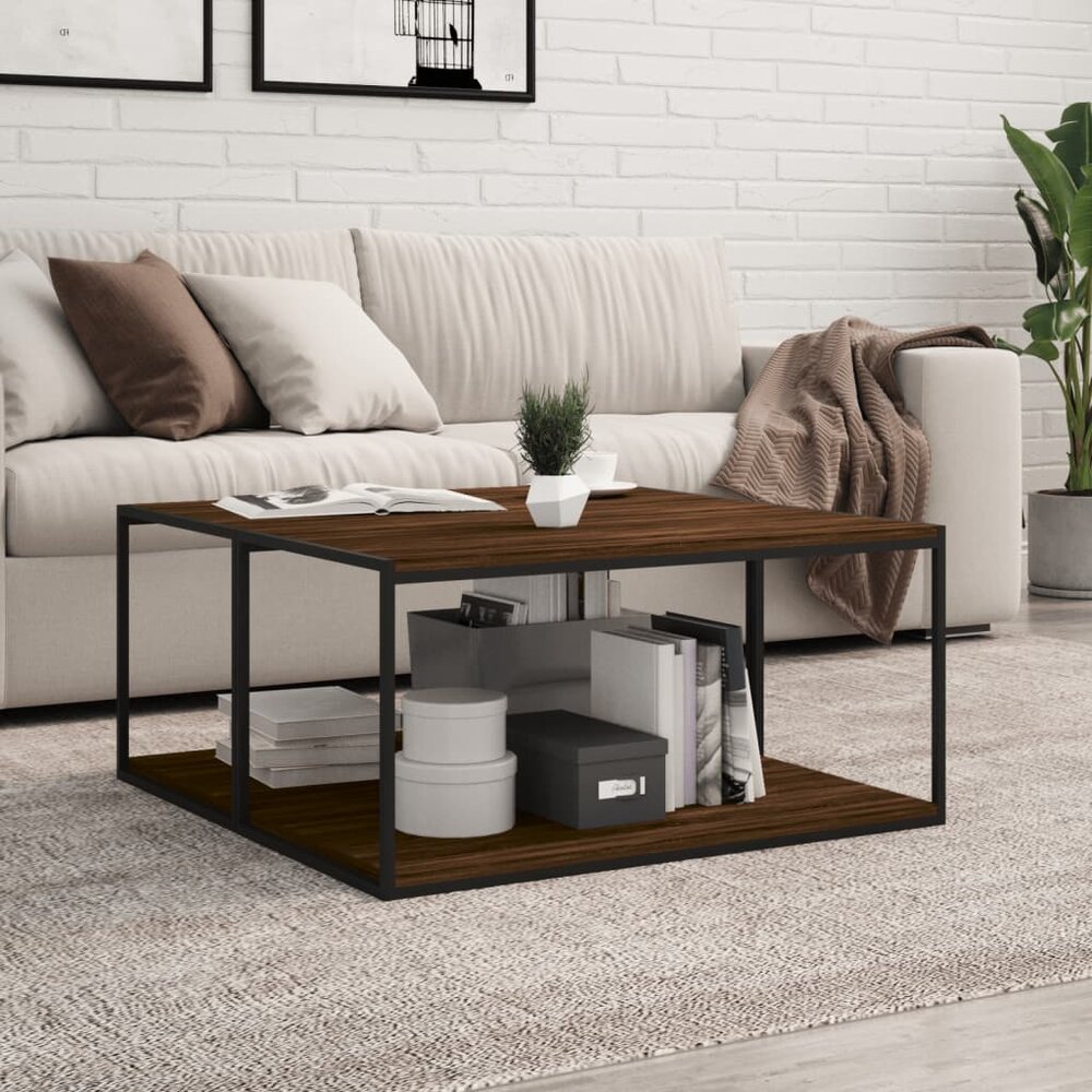 Wandschappen 4 st 80x40x1,5 cm bewerkt hout bruin eikenkleur