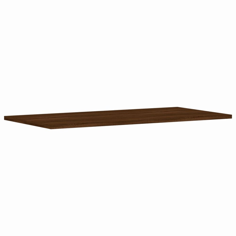 Wandschappen 4 st 80x40x1,5 cm bewerkt hout bruin eikenkleur