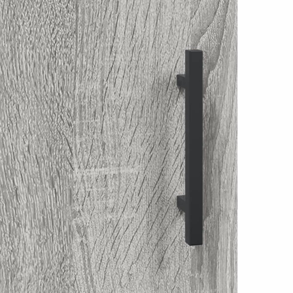 Bureau 140x50x75 cm bewerkt hout grijs sonoma eikenkleurig
